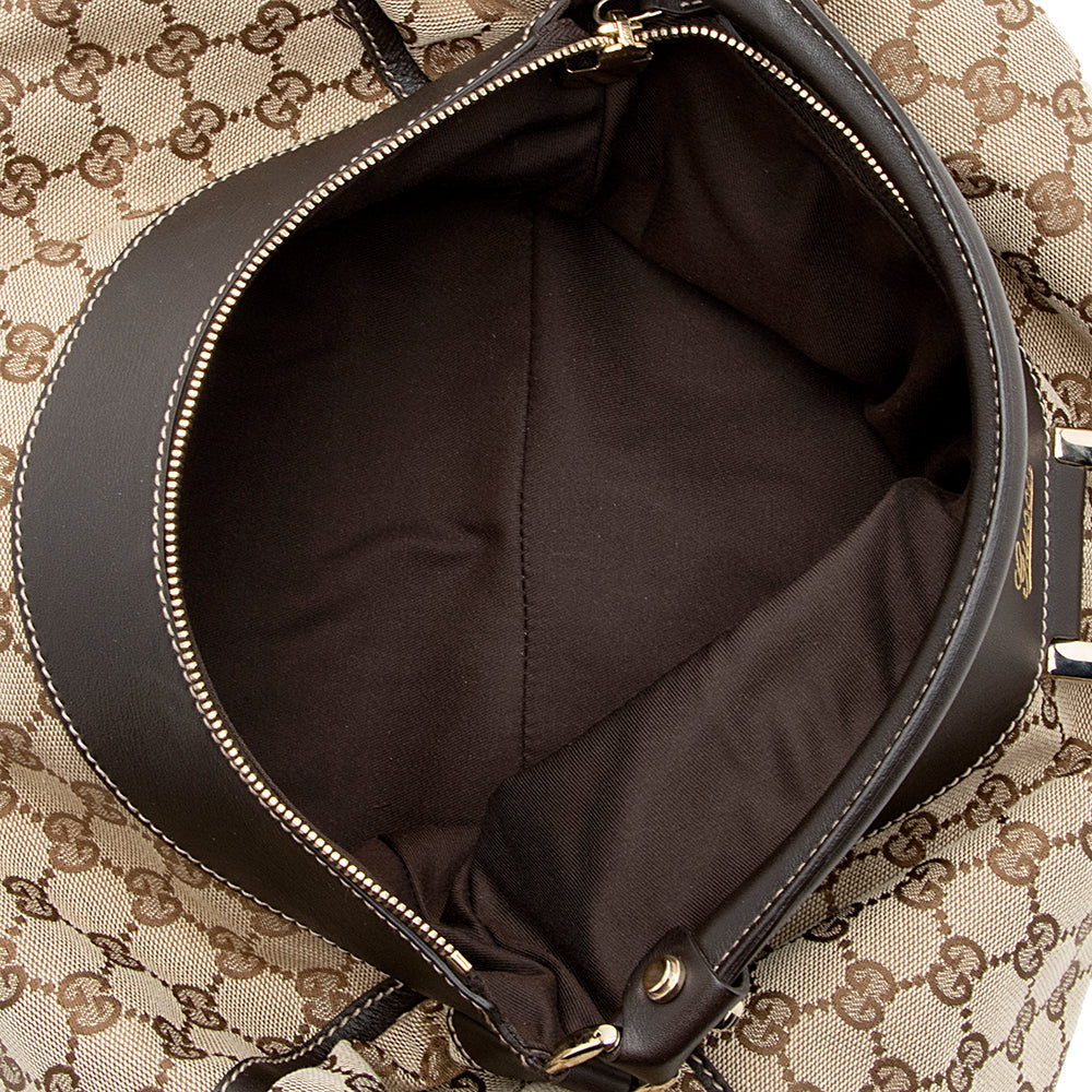 Gucci Gucci Canvas D-Ring Medium Hobo (SHF-19719)