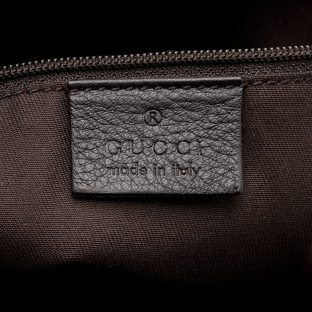 Gucci Gucci Canvas D-Ring Medium Hobo (SHF-19719)