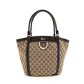 Gucci GG Canvas D Ring Medium Tote (SHF-22442)