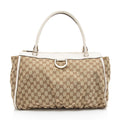 Gucci GG Canvas D Ring Zip Tote (SHF-E9HvFQ)