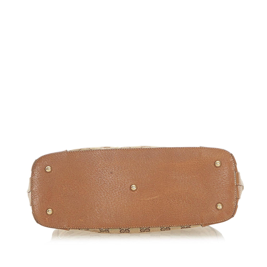 Gucci Gucci Canvas Dome Nail Handbag (SHG-19816)