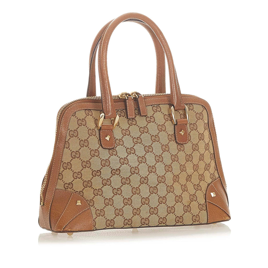 Gucci Gucci Canvas Dome Nail Handbag (SHG-19816)