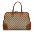 Gucci Gucci Canvas Dome Nail Handbag (SHG-25305)