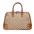 Gucci GG Canvas Dome Nailhead Handbag