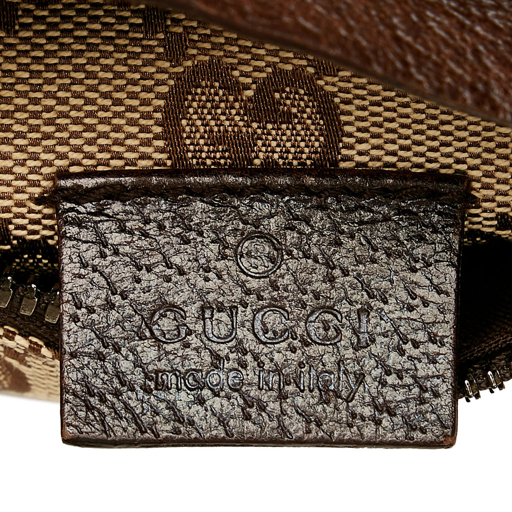 Gucci GG Canvas Double Pocket Belt Bag (SHG-37191)