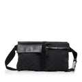 Gucci GG Canvas Double Pocket Belt Bag (SHG-330faY)