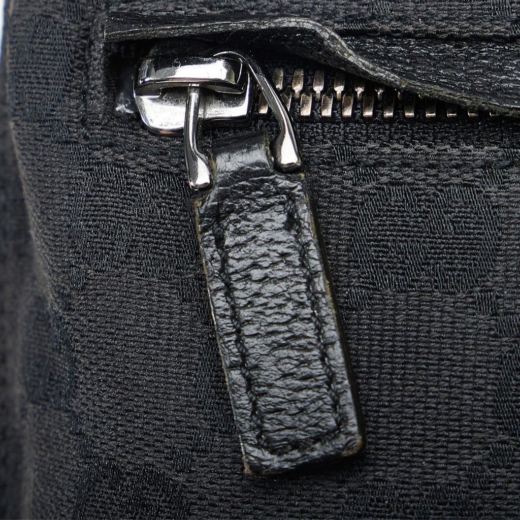 Gucci GG Canvas Double Pocket Belt Bag (SHG-WS8NBX)