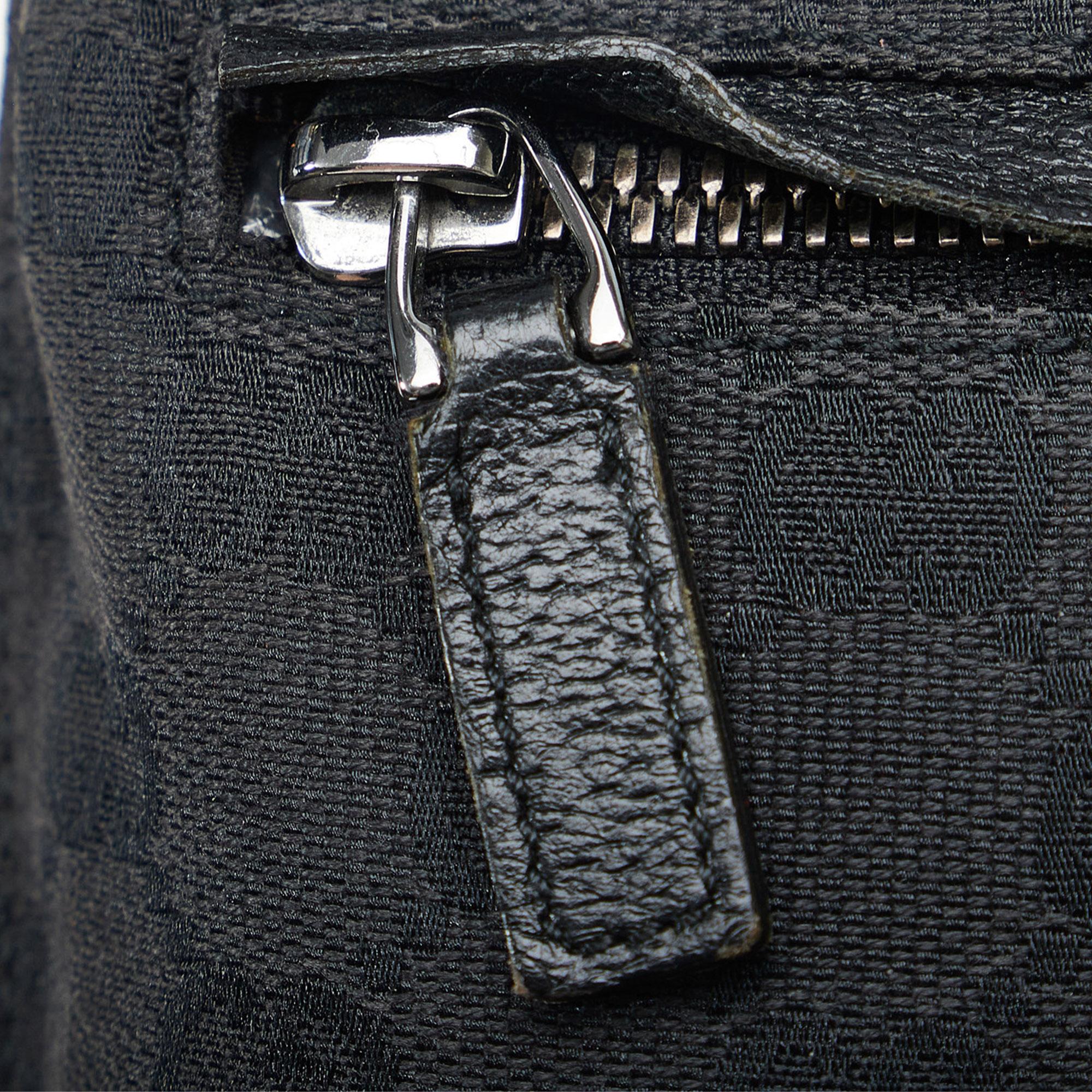Gucci GG Canvas Double Pocket Belt Bag (SHG-WS8NBX)