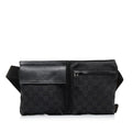Gucci GG Canvas Double Pocket Belt Bag (SHG-WS8NBX)