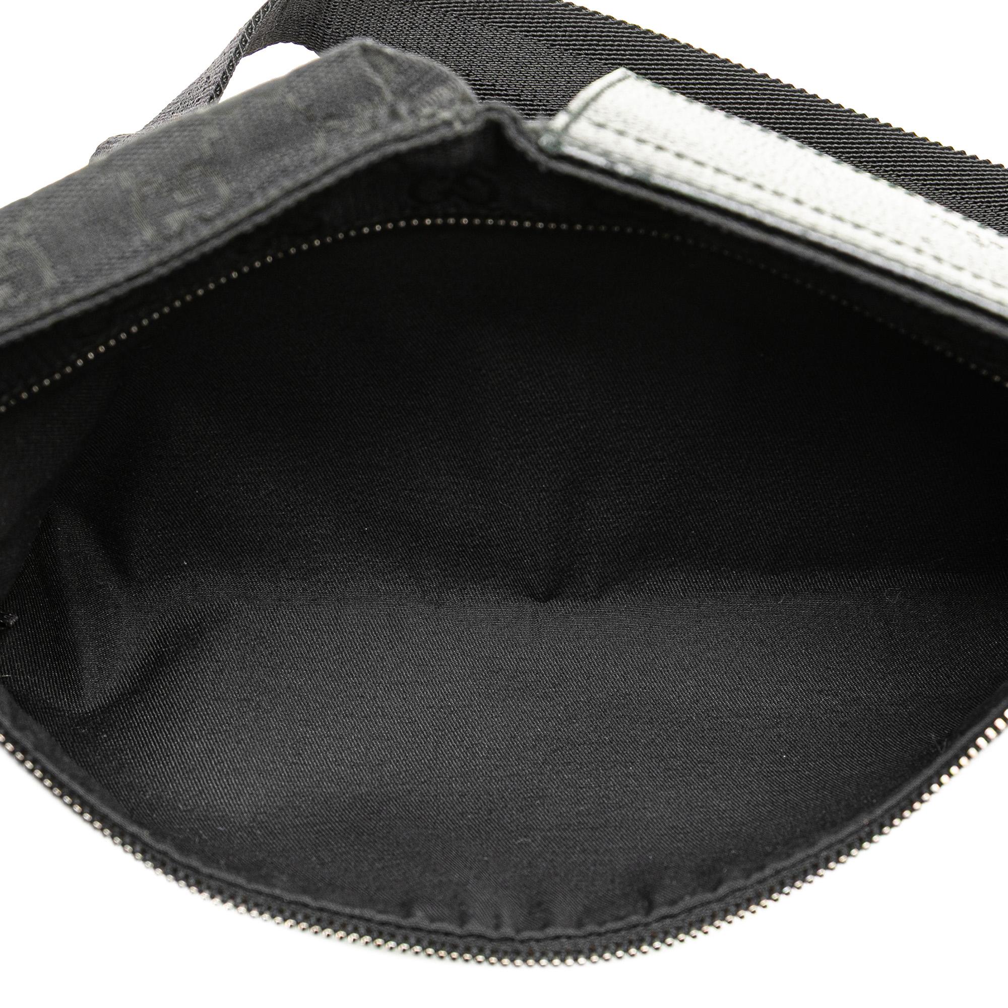 Gucci GG Canvas Double Pocket Belt Bag