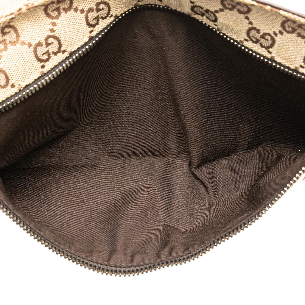 Gucci GG Canvas Double Pocket Belt Bag