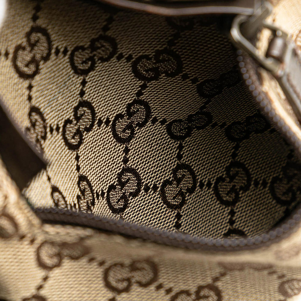 Gucci GG Canvas Double Pocket Belt Bag