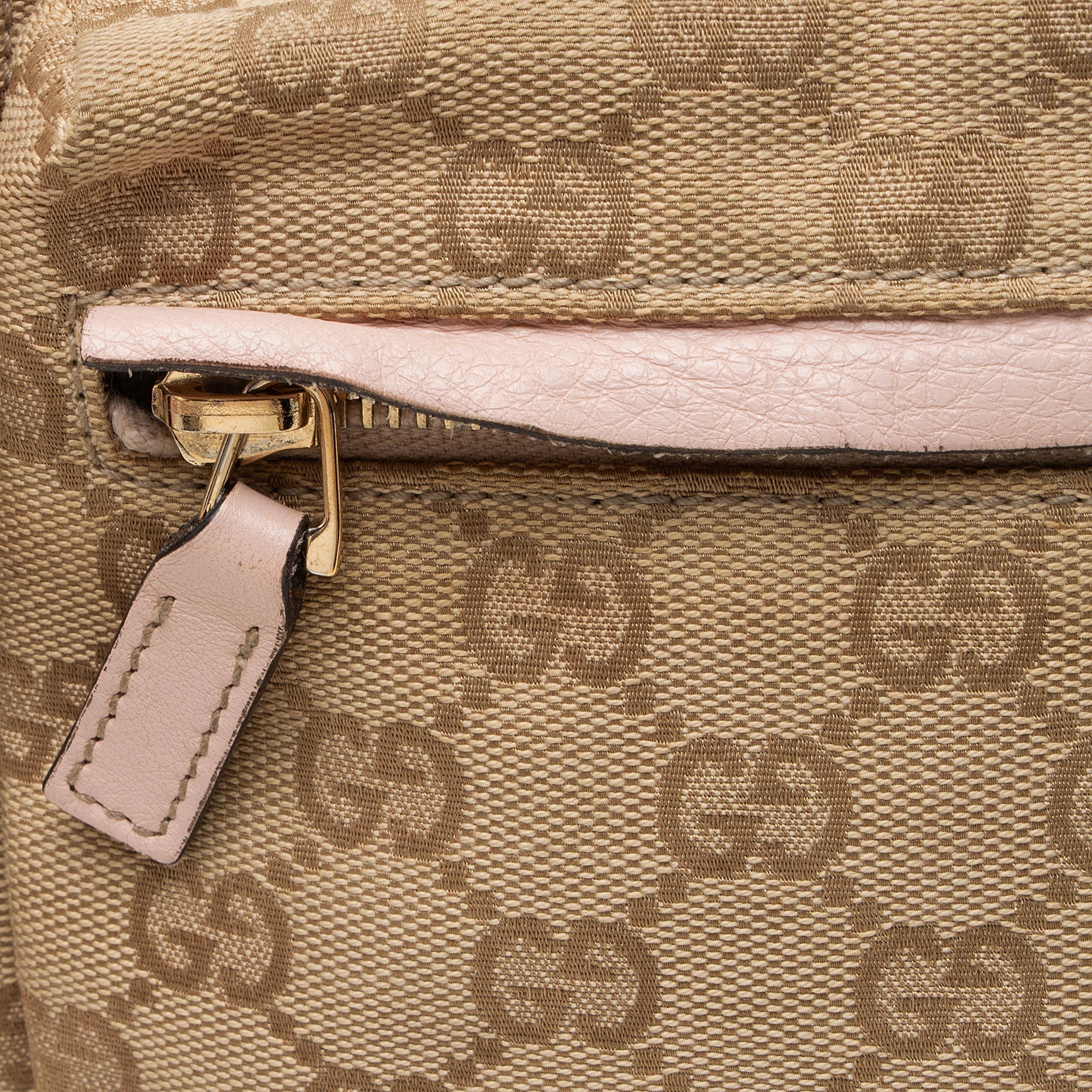 Gucci GG Canvas Double Pocket Belt Bag