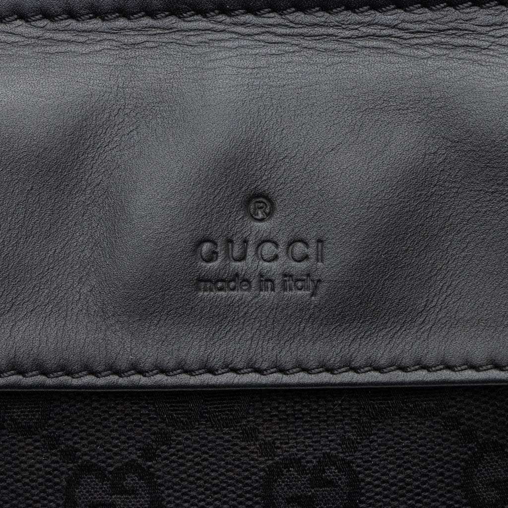 Gucci GG Canvas Double Pocket Belt Bag