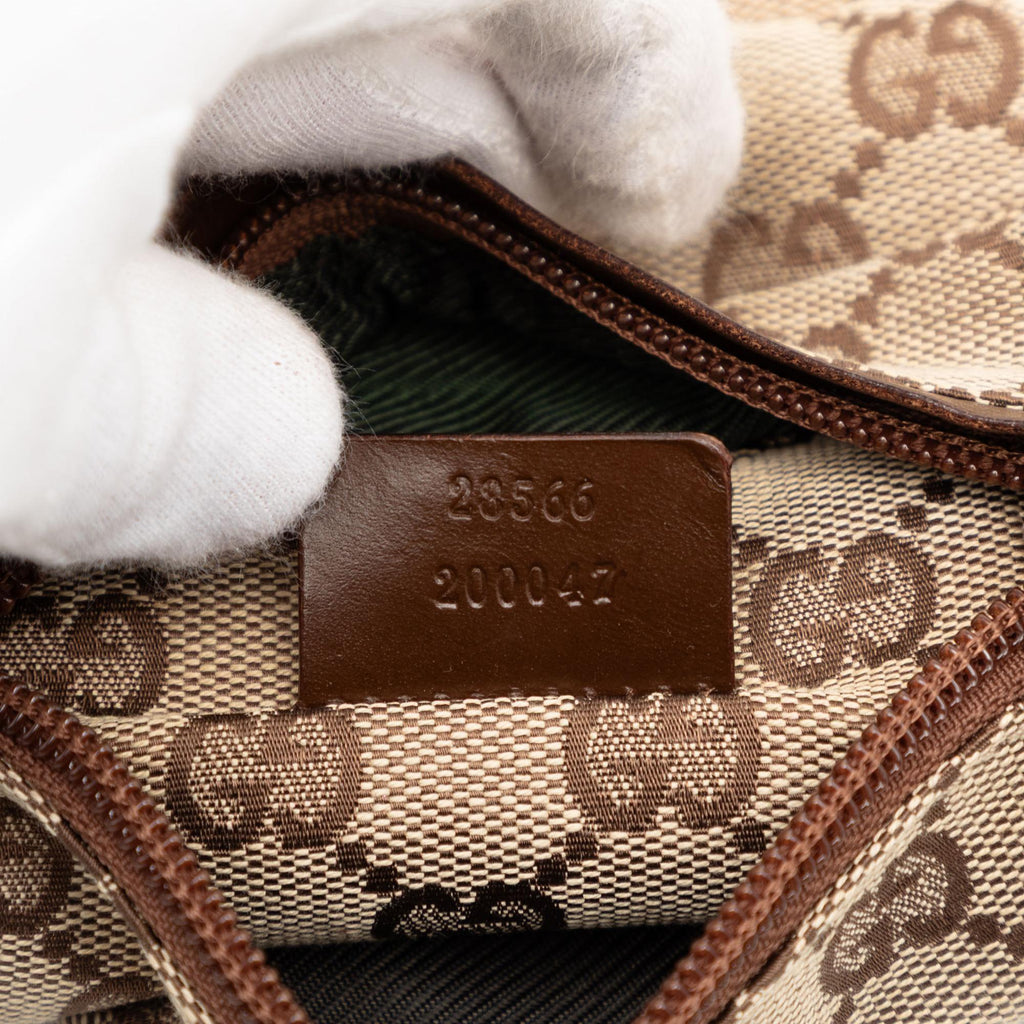 Gucci GG Canvas Double Pocket Belt Bag