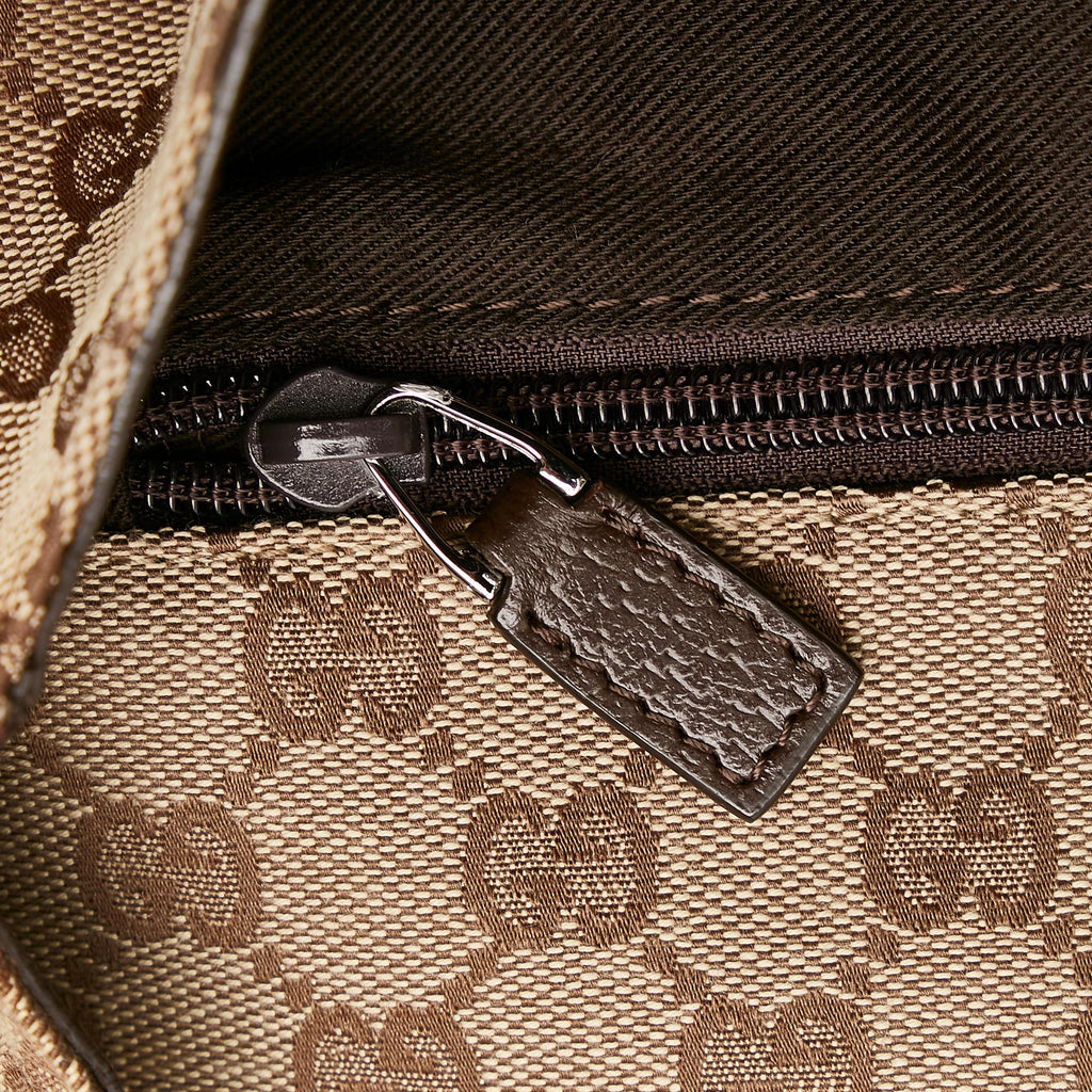 Gucci GG Canvas Double Pocket Flap Messenger (SHG-35377)