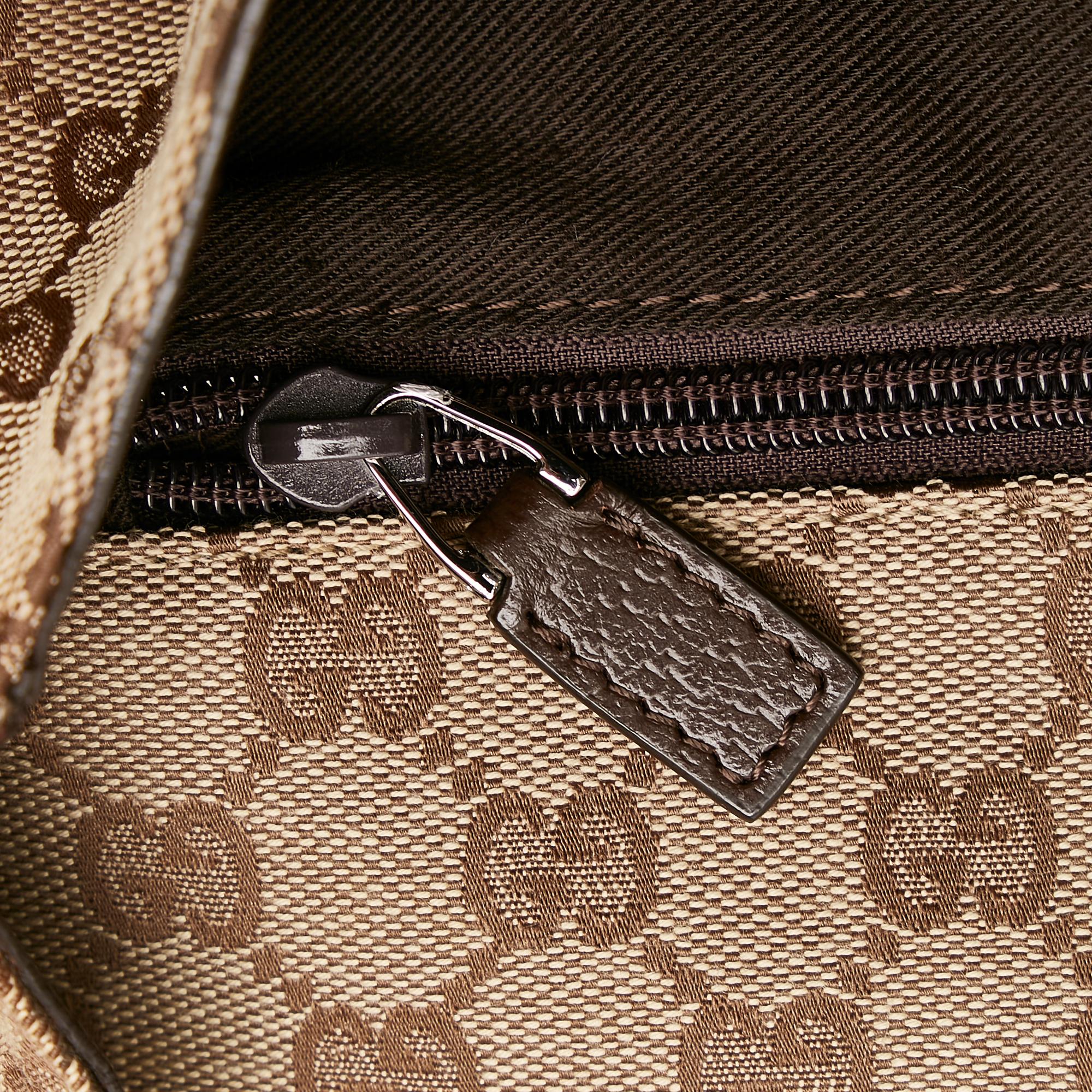 Gucci GG Canvas Double Pocket Flap Messenger (SHG-35377)