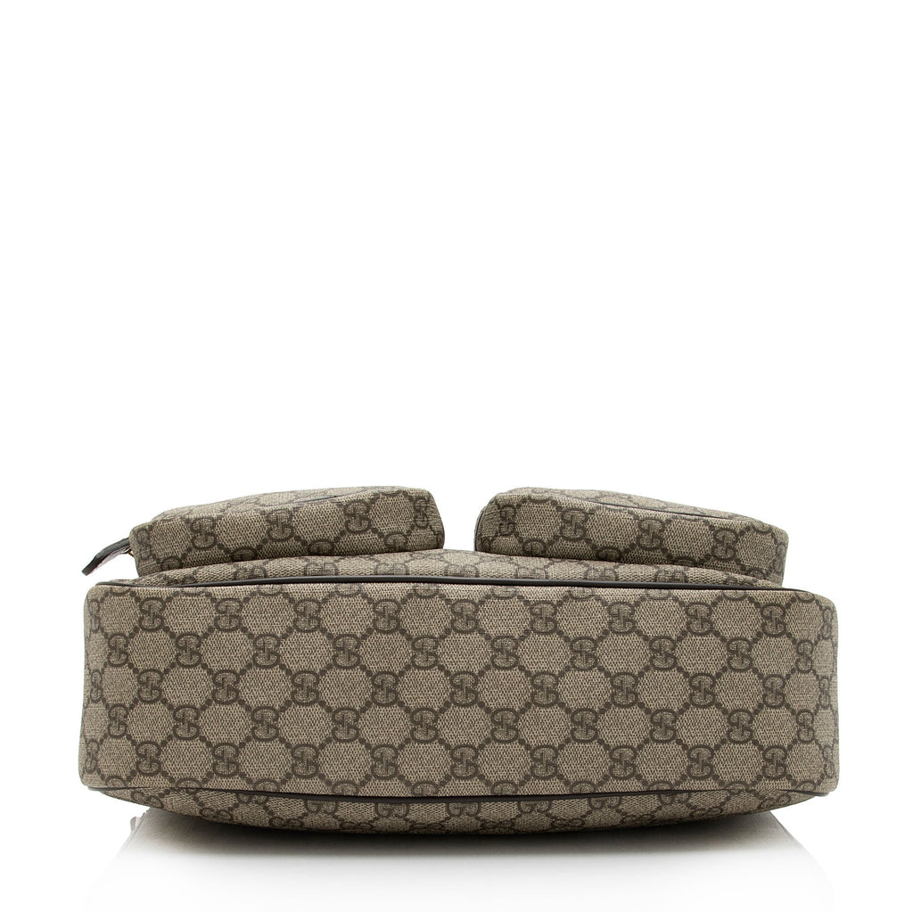 Gucci GG Canvas Double Pocket Messeneger Bag (SHF-UBcIwa)