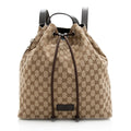 Gucci Gucci Canvas Drawstring Backpack (SHF-20580)