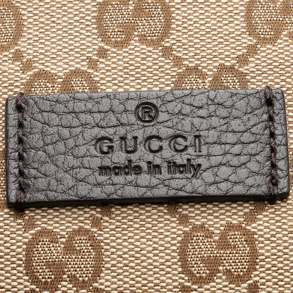 Gucci Gucci Canvas Drawstring Backpack (SHF-20580)