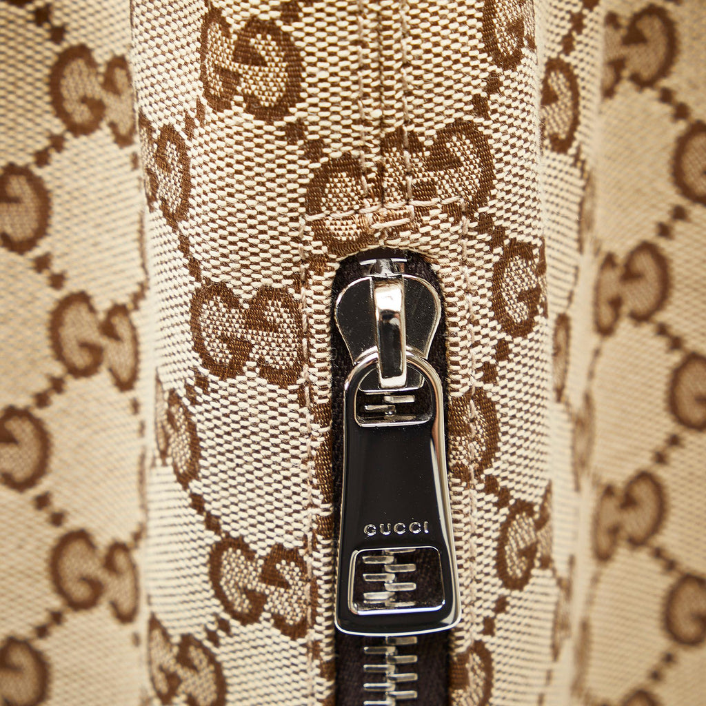 Gucci GG Canvas Drawstring Backpack (SHG-TBk0T0)