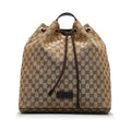 Gucci GG Canvas Drawstring Backpack (SHG-TBk0T0)