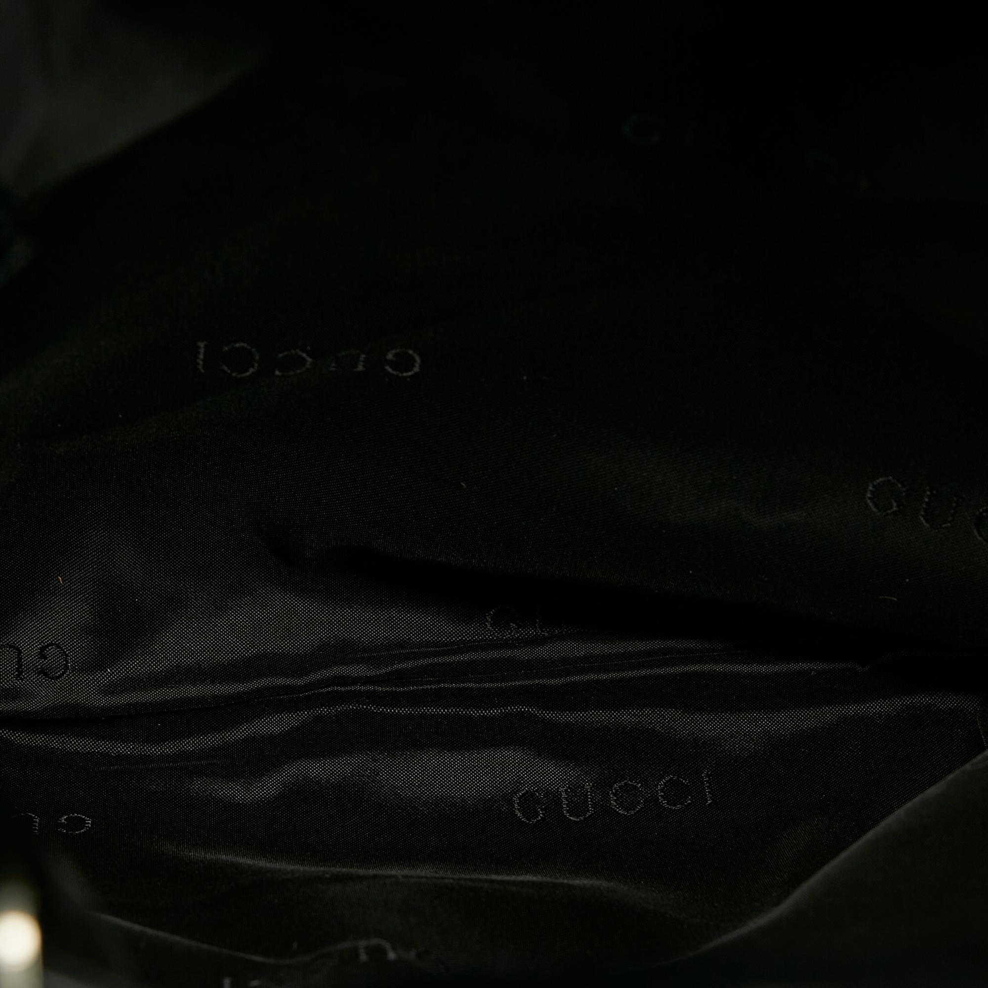 Gucci Gucci Canvas Drawstring Hobo Bag (SHG-33033)