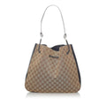 Gucci Gucci Canvas Drawstring Shoulder Bag (SHG-32073)
