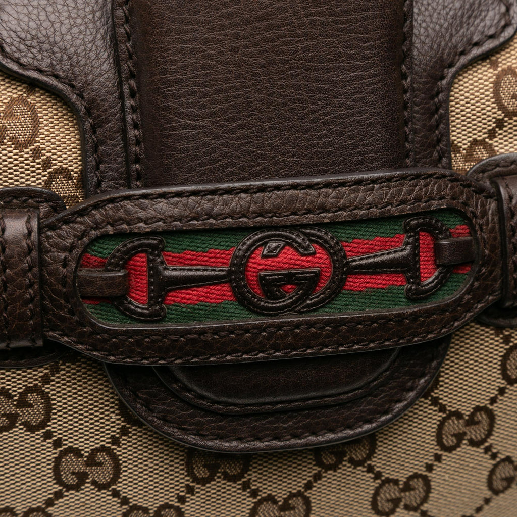 Gucci GG Canvas Dressage Hobo