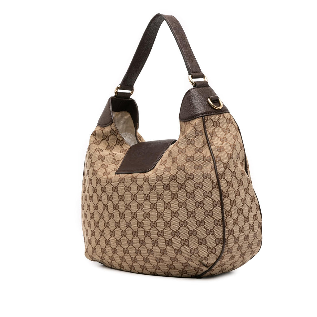 Gucci GG Canvas Dressage Hobo