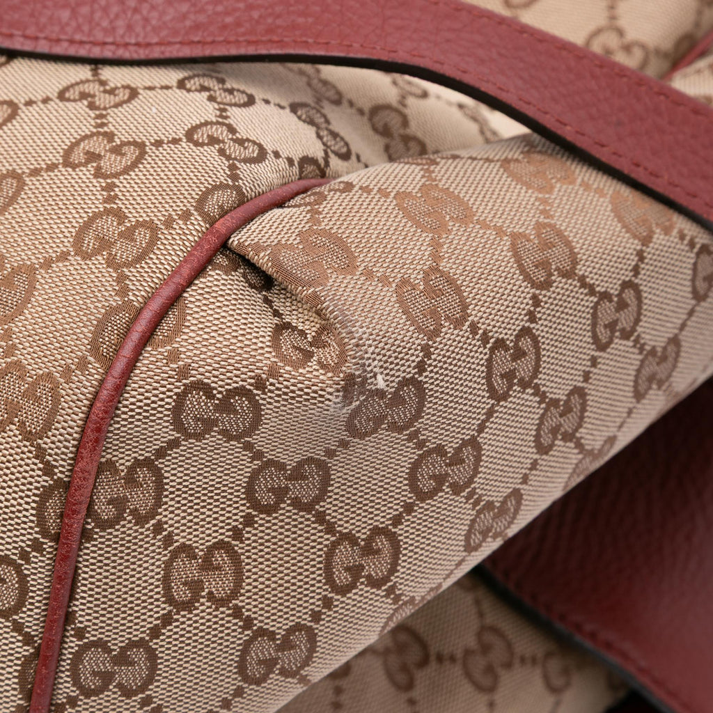 Gucci GG Canvas Dressage Satchel