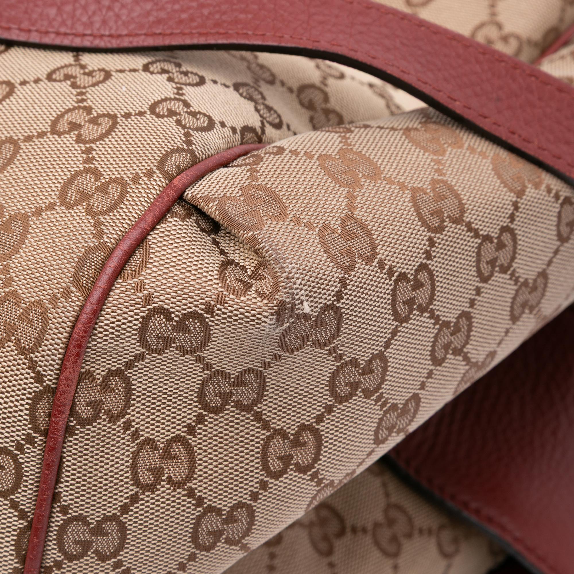 Gucci GG Canvas Dressage Satchel