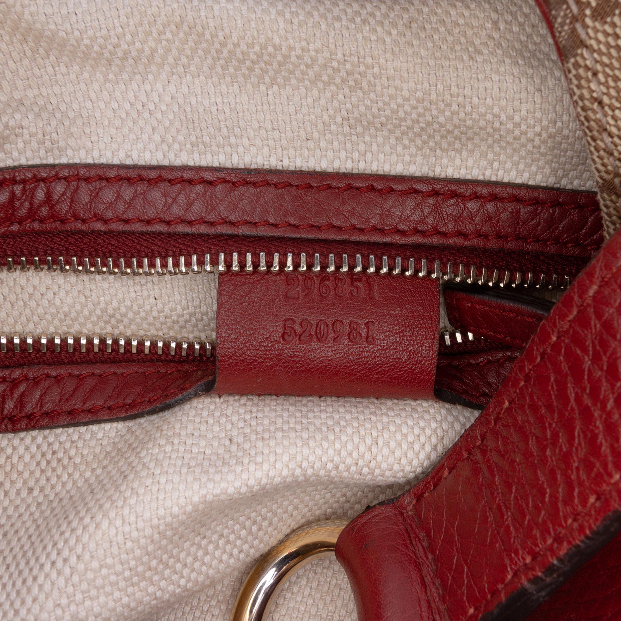 Gucci GG Canvas Dressage Satchel