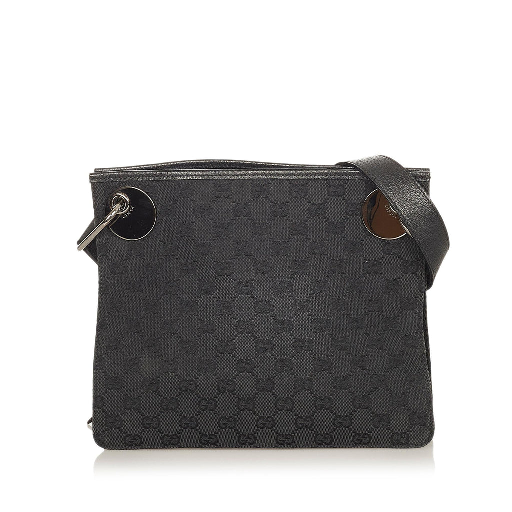 Gucci Gucci Canvas Eclipse Crossbody Bag (SHG-24995)