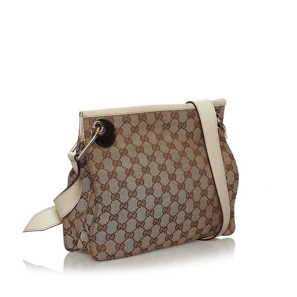 Gucci Gucci Canvas Eclipse Crossbody Bag (SHG-29812)