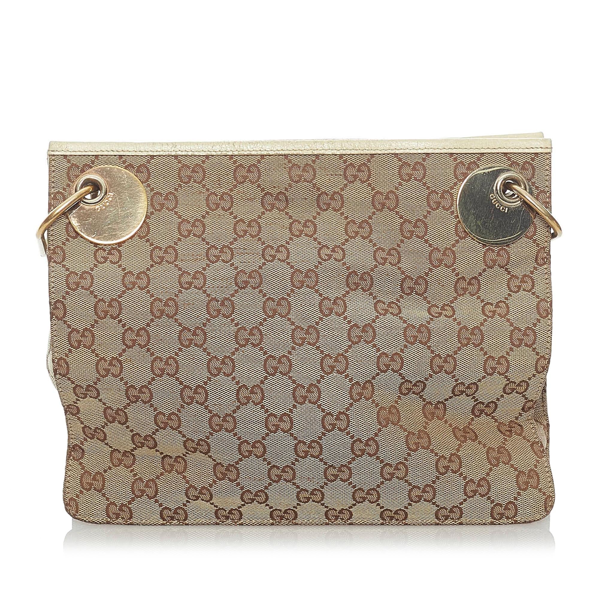 Gucci Gucci Canvas Eclipse Crossbody Bag (SHG-32119)