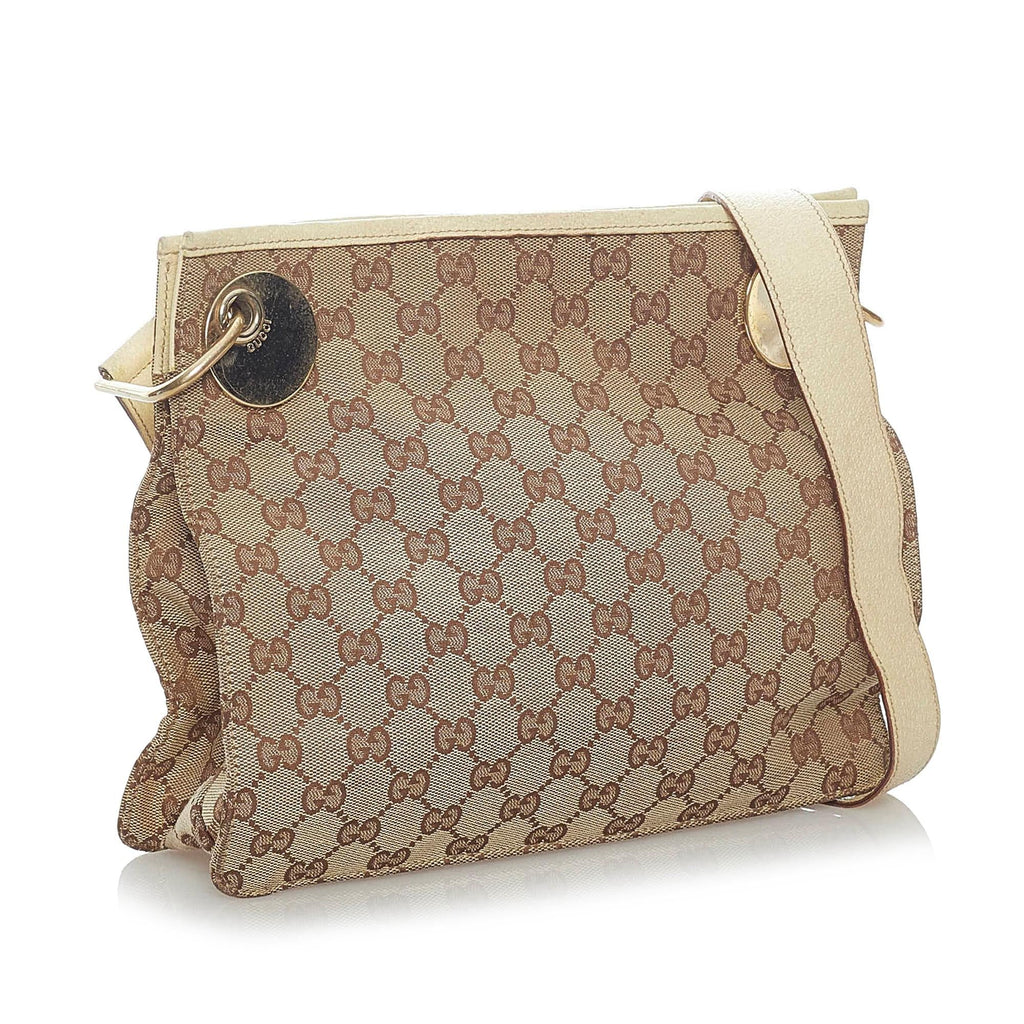 Gucci Gucci Canvas Eclipse Crossbody Bag (SHG-32119)