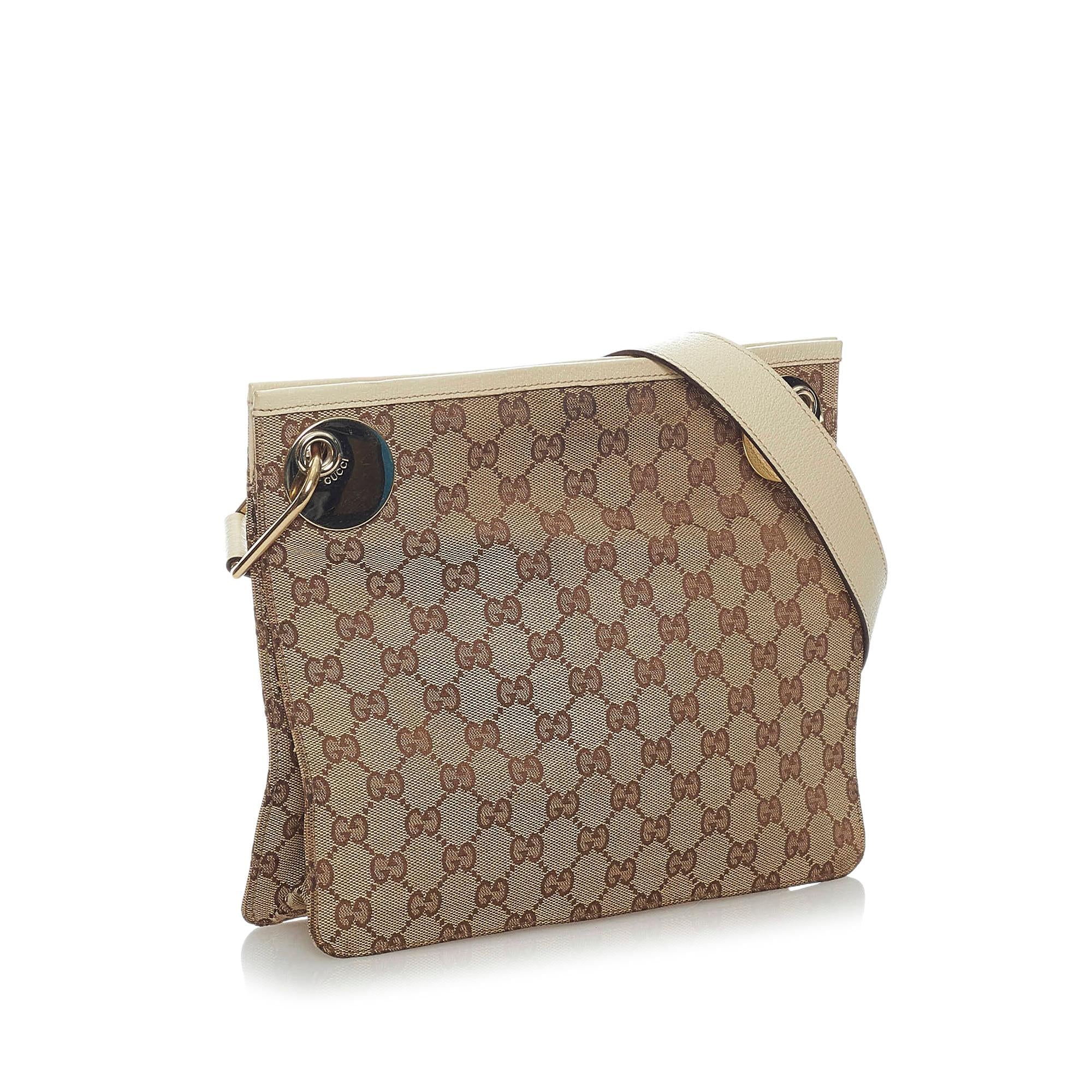 Gucci Gucci Canvas Eclipse Crossbody Bag (SHG-32807)