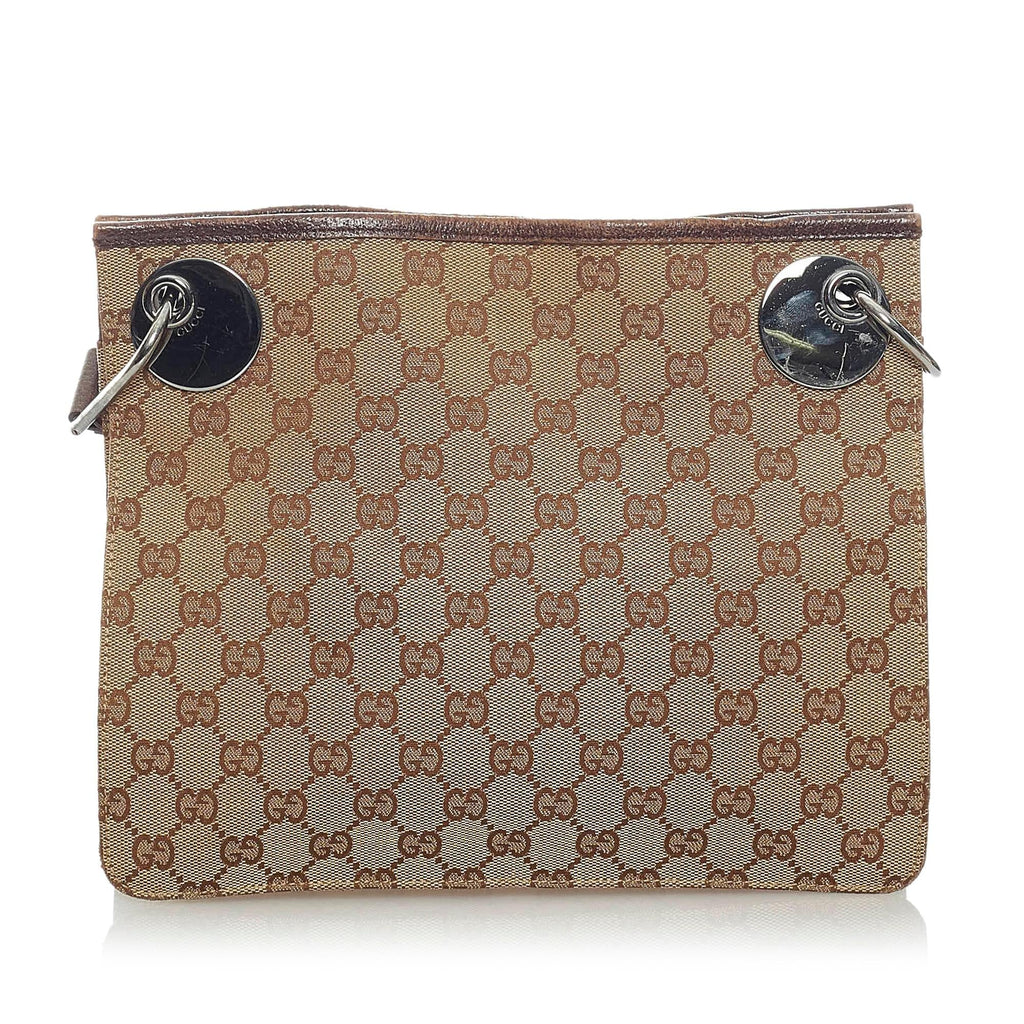 Gucci Gucci Canvas Eclipse Crossbody Bag (SHG-33472)