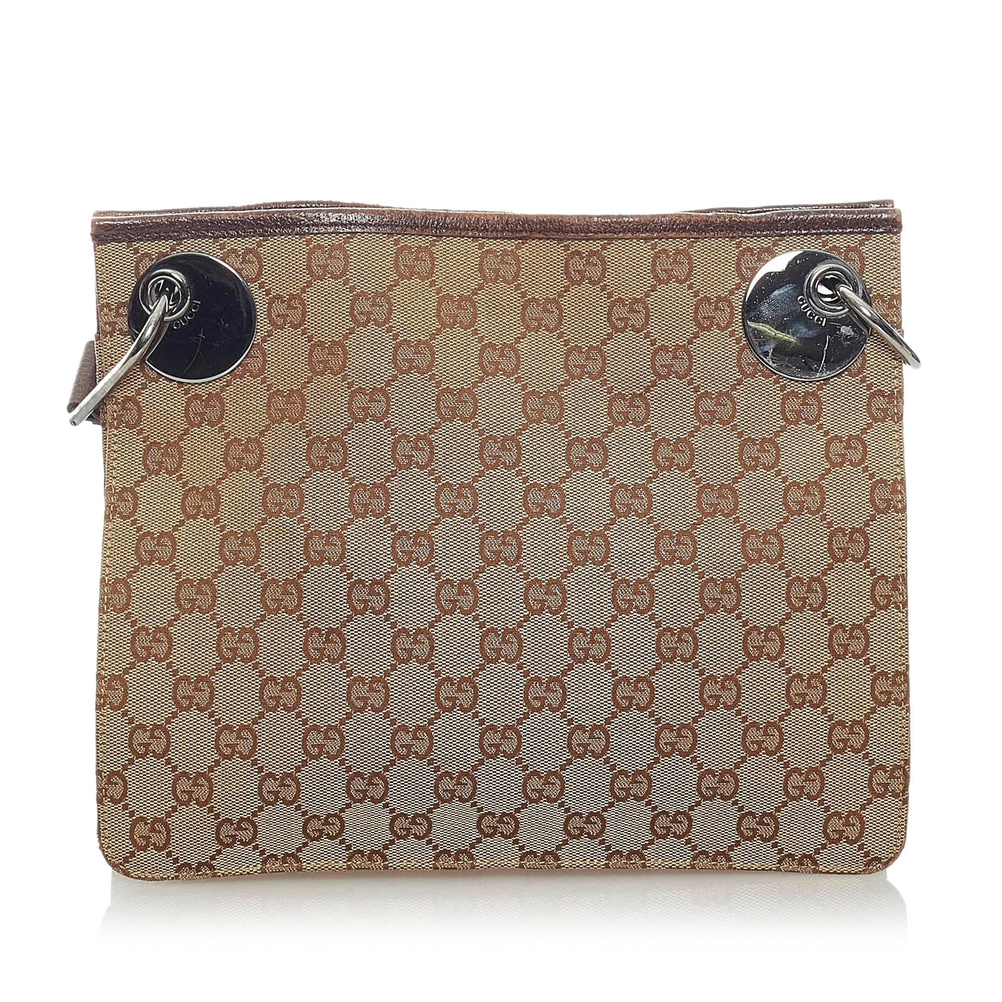 Gucci Gucci Canvas Eclipse Crossbody Bag (SHG-33472)