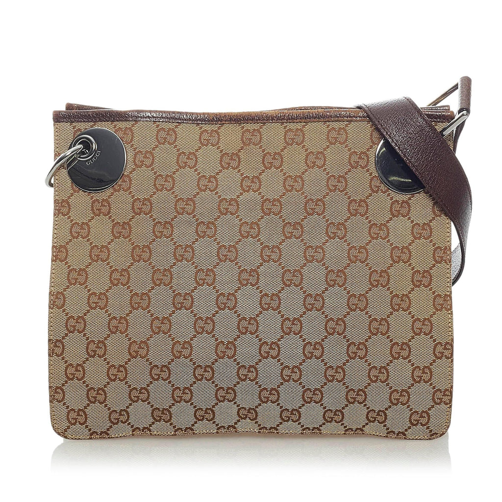 Gucci Gucci Canvas Eclipse Crossbody Bag (SHG-33472)