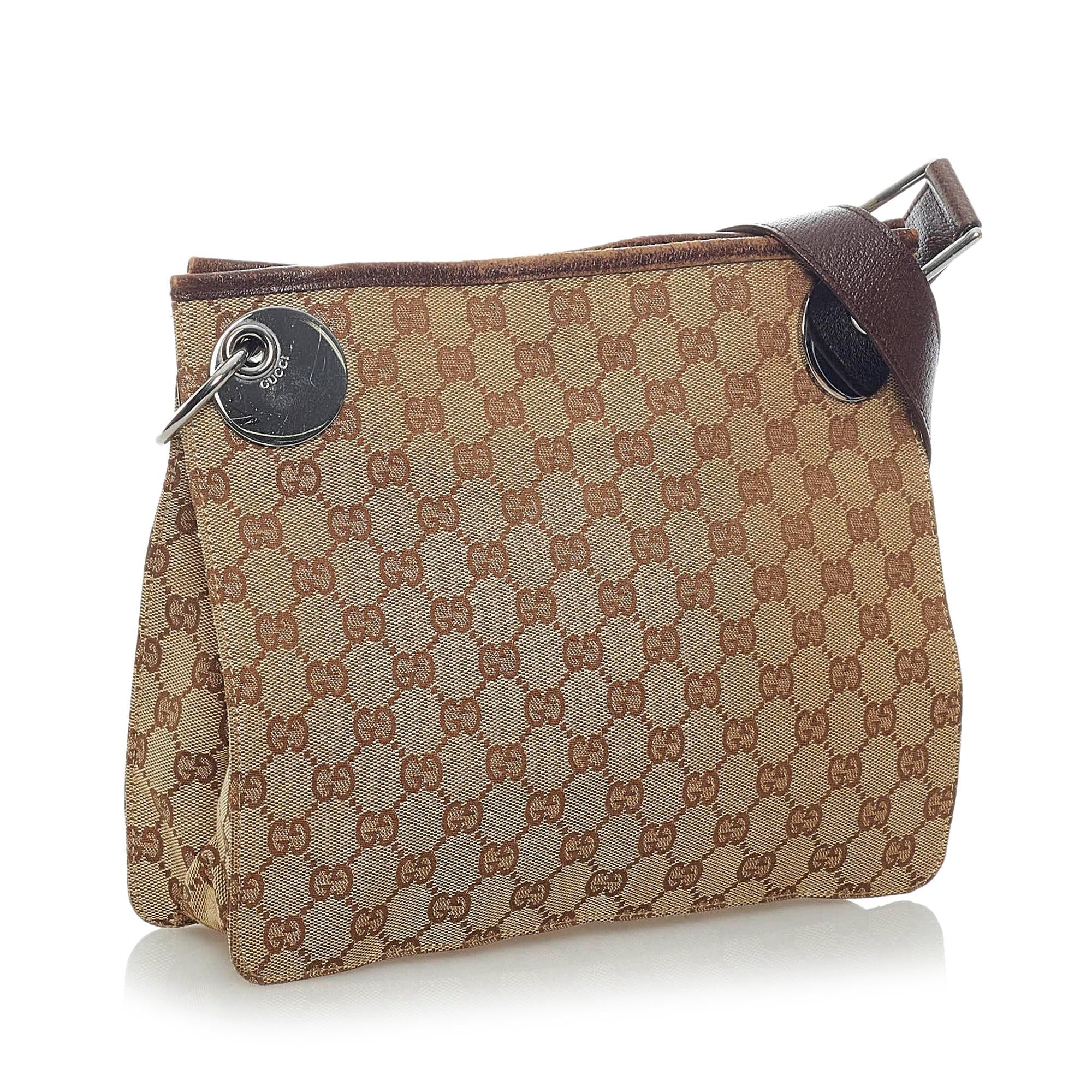 Gucci Gucci Canvas Eclipse Crossbody Bag (SHG-33472)