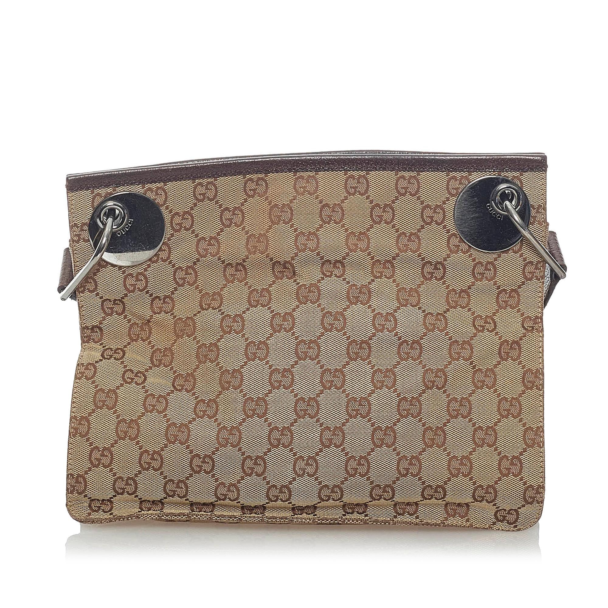 Gucci Gucci Canvas Eclipse Crossbody Bag (SHG-33529)