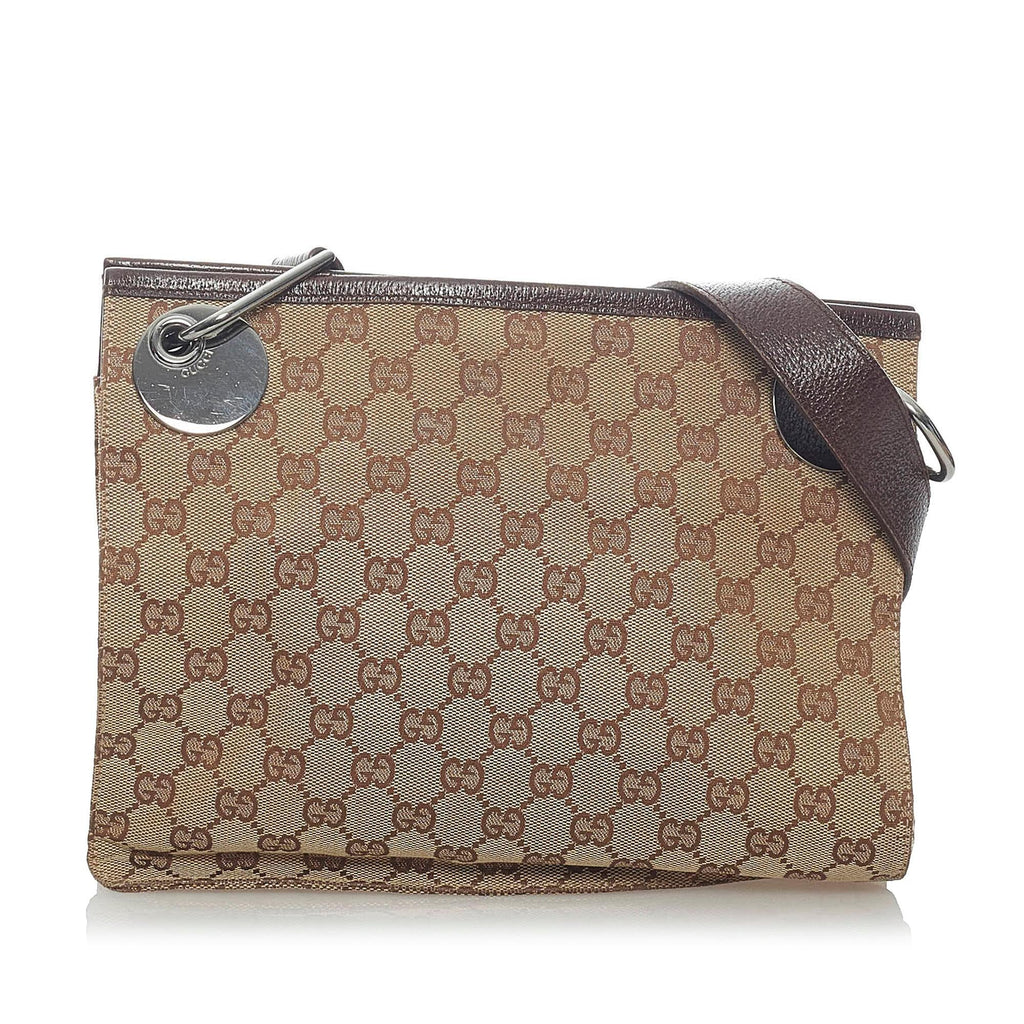 Gucci Gucci Canvas Eclipse Crossbody Bag (SHG-33529)