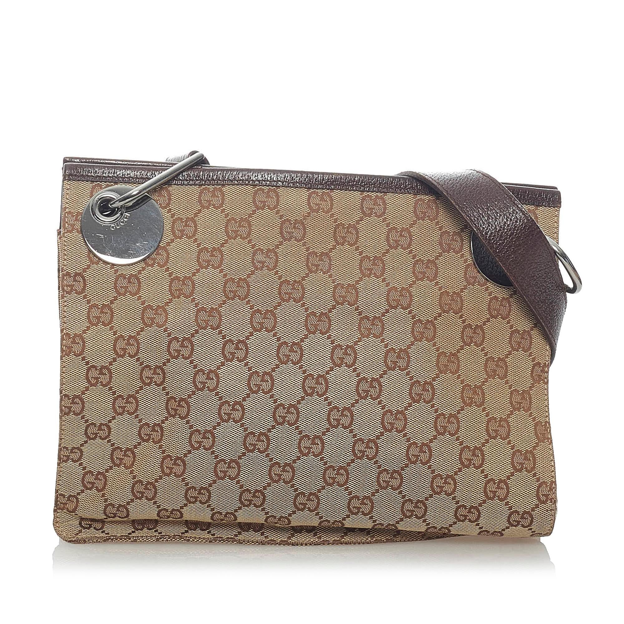 Gucci Gucci Canvas Eclipse Crossbody Bag (SHG-33529)