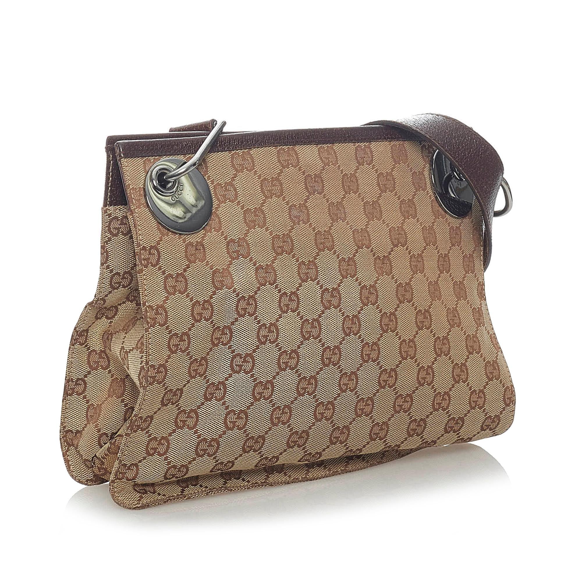 Gucci Gucci Canvas Eclipse Crossbody Bag (SHG-33529)