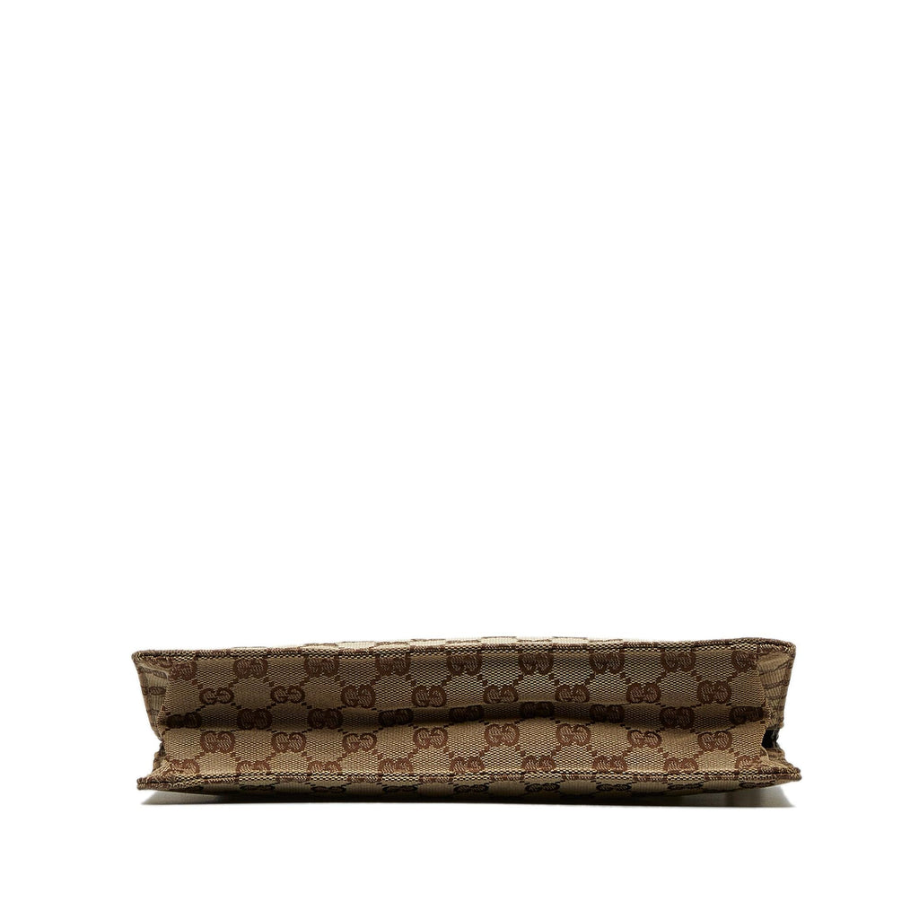 Gucci GG Canvas Eclipse Crossbody (SHG-wHRibW)