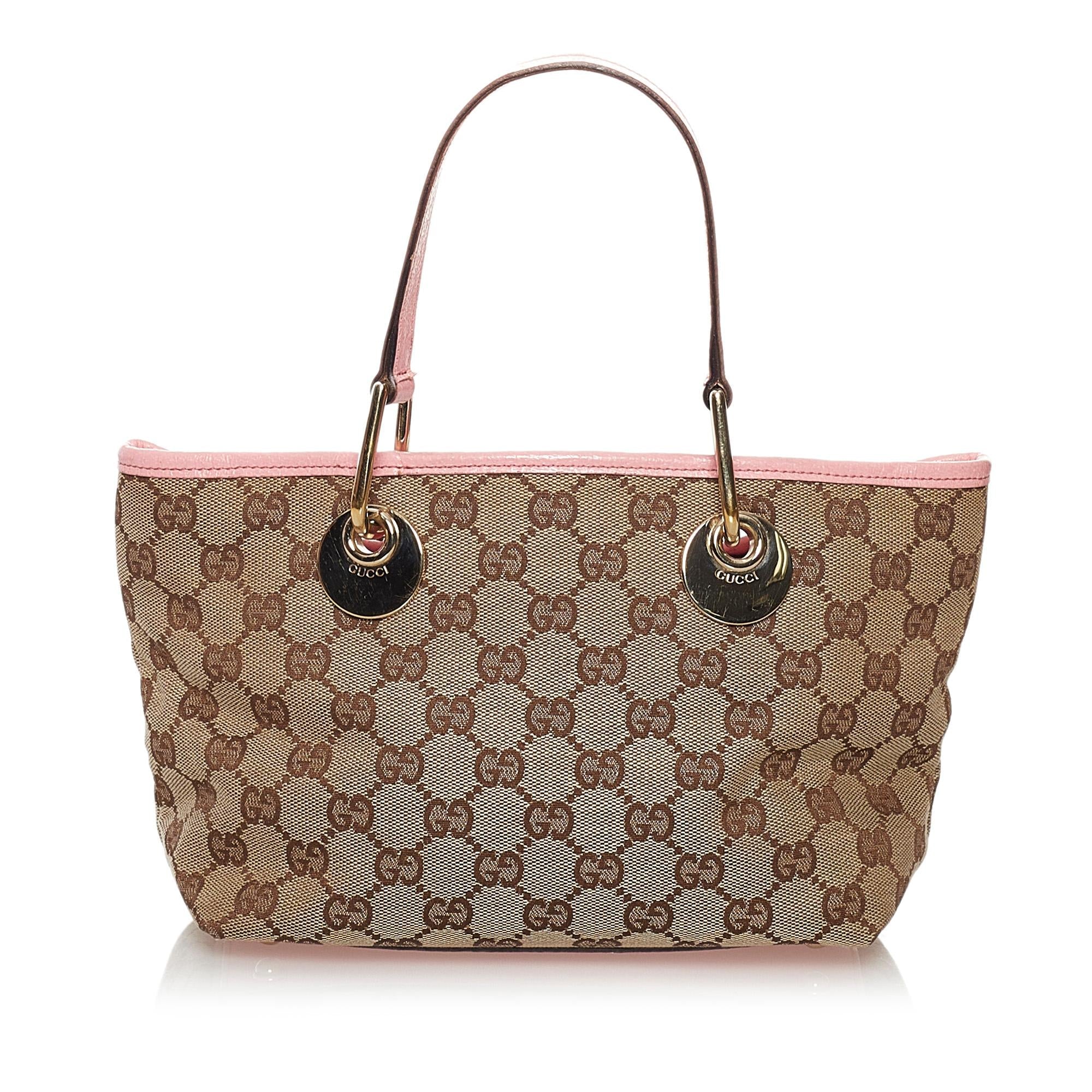 Gucci Gucci Canvas Eclipse Handbag (SHG-32237)
