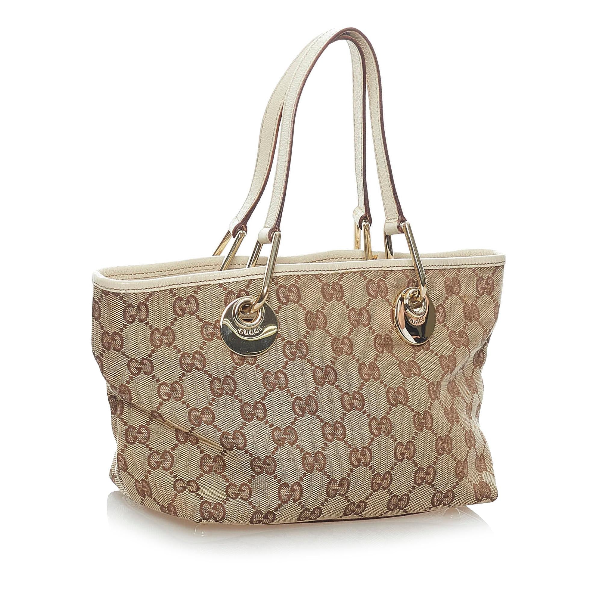 Gucci Gucci Canvas Eclipse Handbag (SHG-32960)