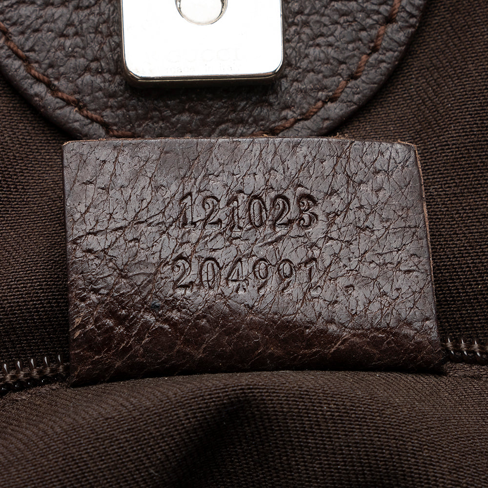 Gucci Gucci Canvas Eclipse Medium Shoulder Bag (SHF-16635)